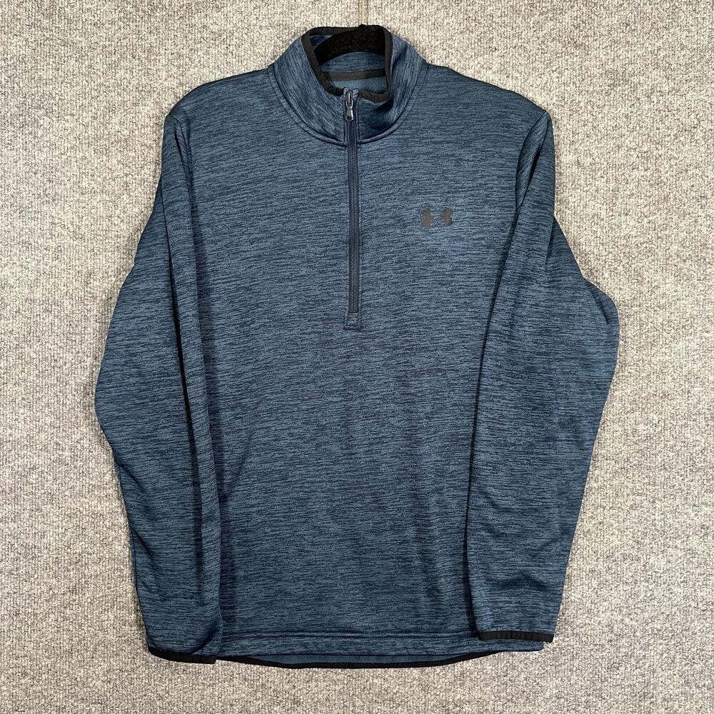 Under Armour Sweater Mens Small Sweatshirt 1/4 Zip Pullover Loose Casual